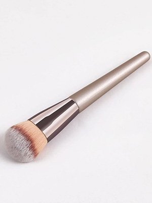 Wood handle makeup brush photo review